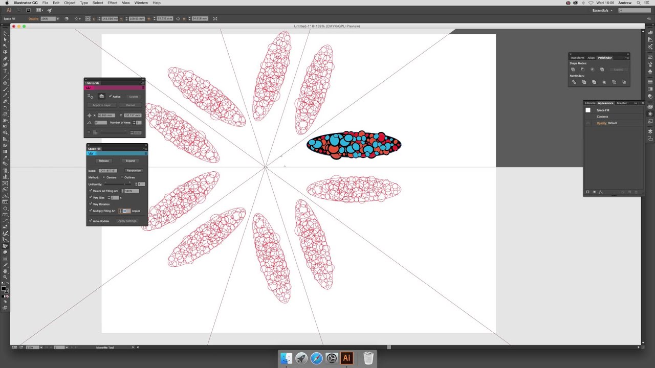 ColliderScribe And MirrorMe Plug-in In Illustrator Combined | How To | Graphicxtras