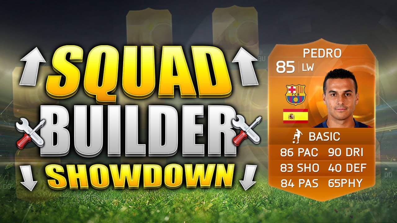 FIFA 15 SQUAD BUILDER SHOWDOWN!!! MOTM PEDRO!!! Orange Man Of The Match Pedro Squad Building Duel