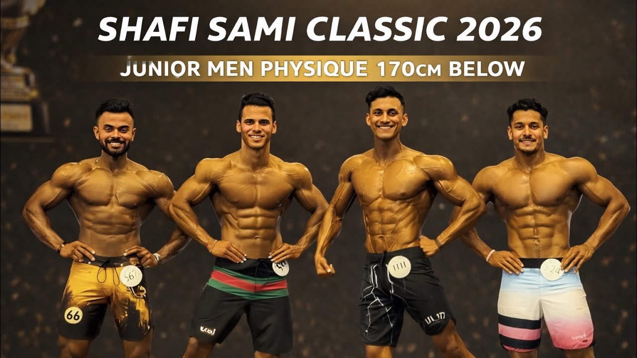 Junior Men Physique 🔥 | Shafi Sami Classic 2026 | 170cm Below | Full Stage Video