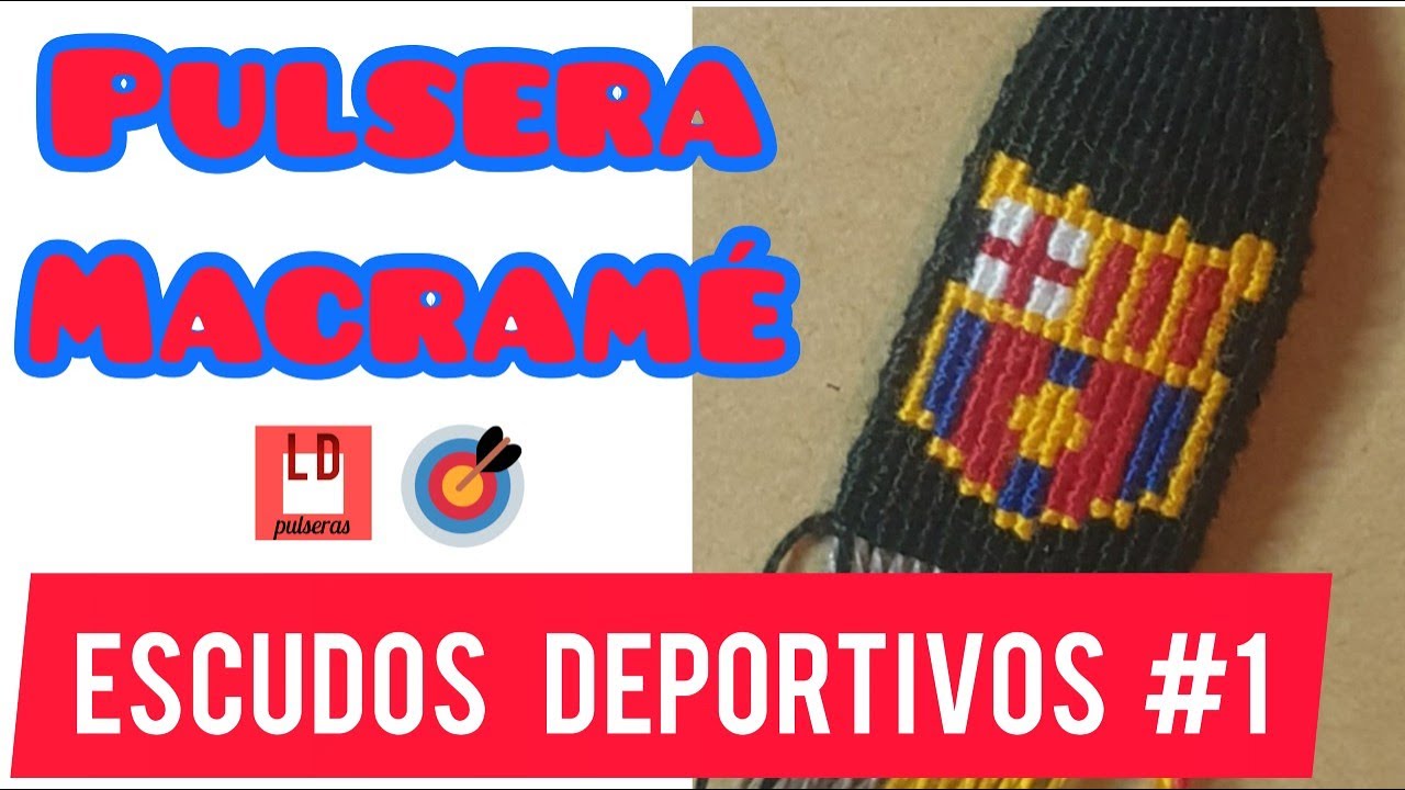 💯🇪🇦Escudos⚽️ Deportivos❌en Pulsera😱 Macramé🇪🇦