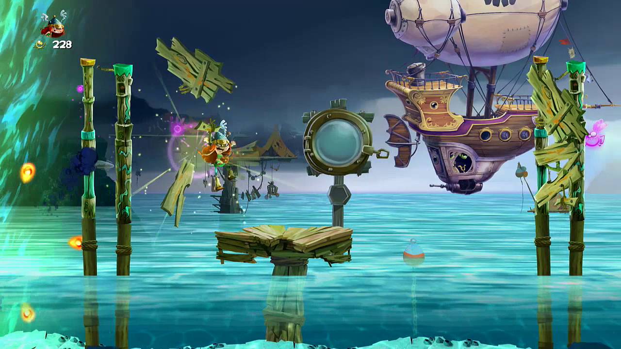 Rayman Legends - Glug-Glug (Music Level 4) [Xbox One Gameplay]