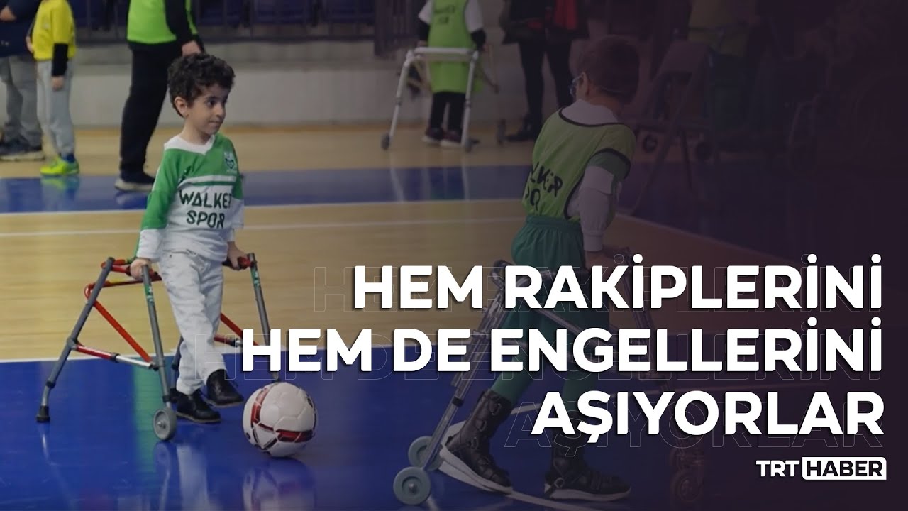 Serebral palsili çocuklar futbolla hayallerini gerçekleştiriyor