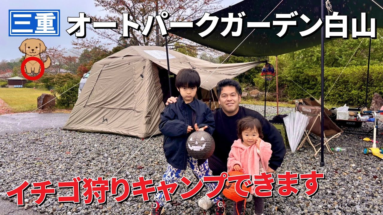苺狩りができるオートパークガーデン白山はこんなところ