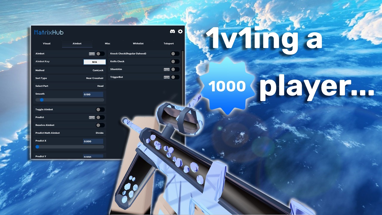 I Paid $1000 To Closet Cheat Against A LEVEL 1000 Player In Roblox Rivals..