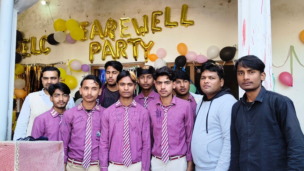 Class 12th My Senior's Farewell Party. 🙂 ( 14th Feb 2026 )