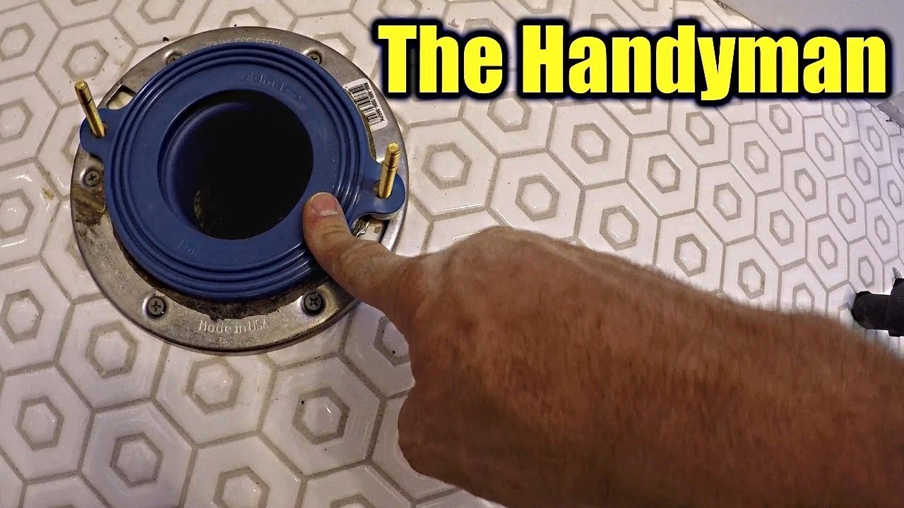 1940s Bathroom Remodel | How To Install A Toilet Flange | THE HANDYMAN |