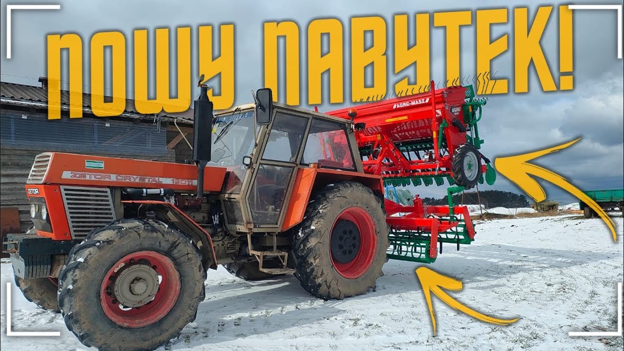 Szybka Naprawa Poidła. Idę Za Ciosem Kolejne Maszyny Nowy Nabytek Agregat Uprawowo-Siewny AGRO-MASZ