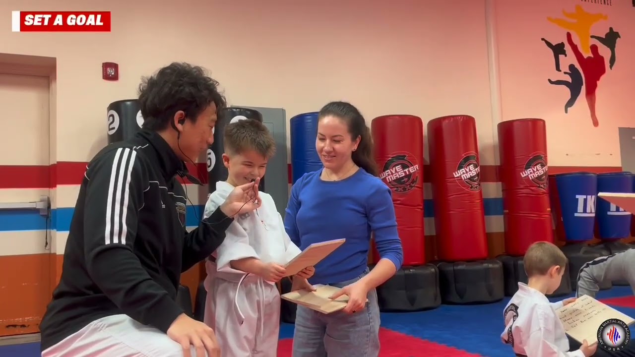 New Year, New Goals: Board-Breaking Highlights from American Martial Arts Academy!