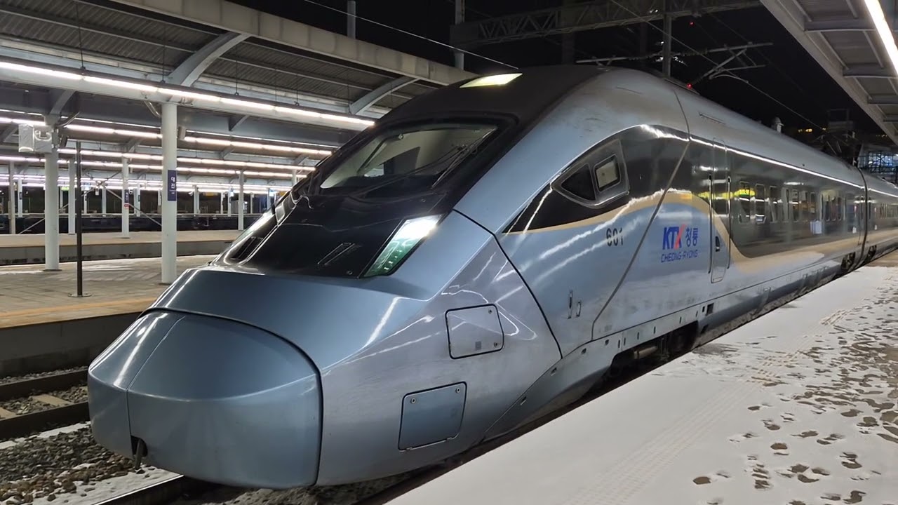 KTX-청룡 #182+#9182 대전역 발차