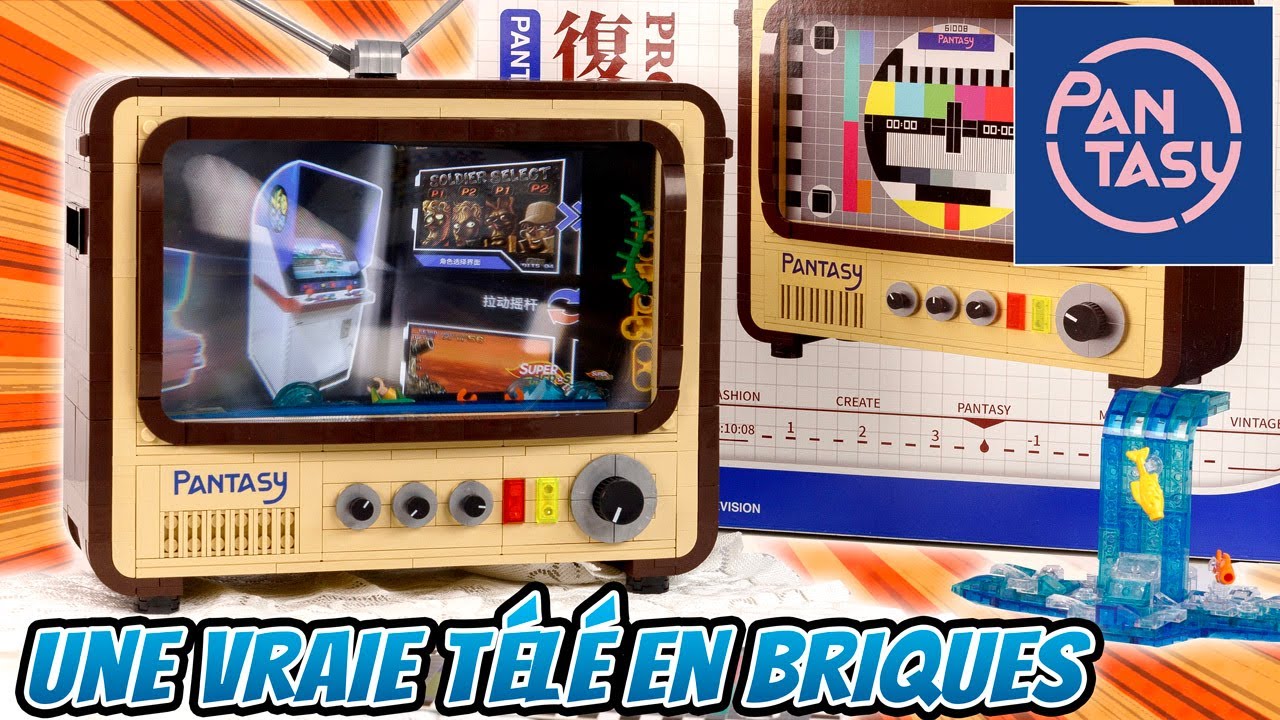 Encore un set PANTASY de folie La Télé Retro des années 1960 qui fonctionne vraiment 61008