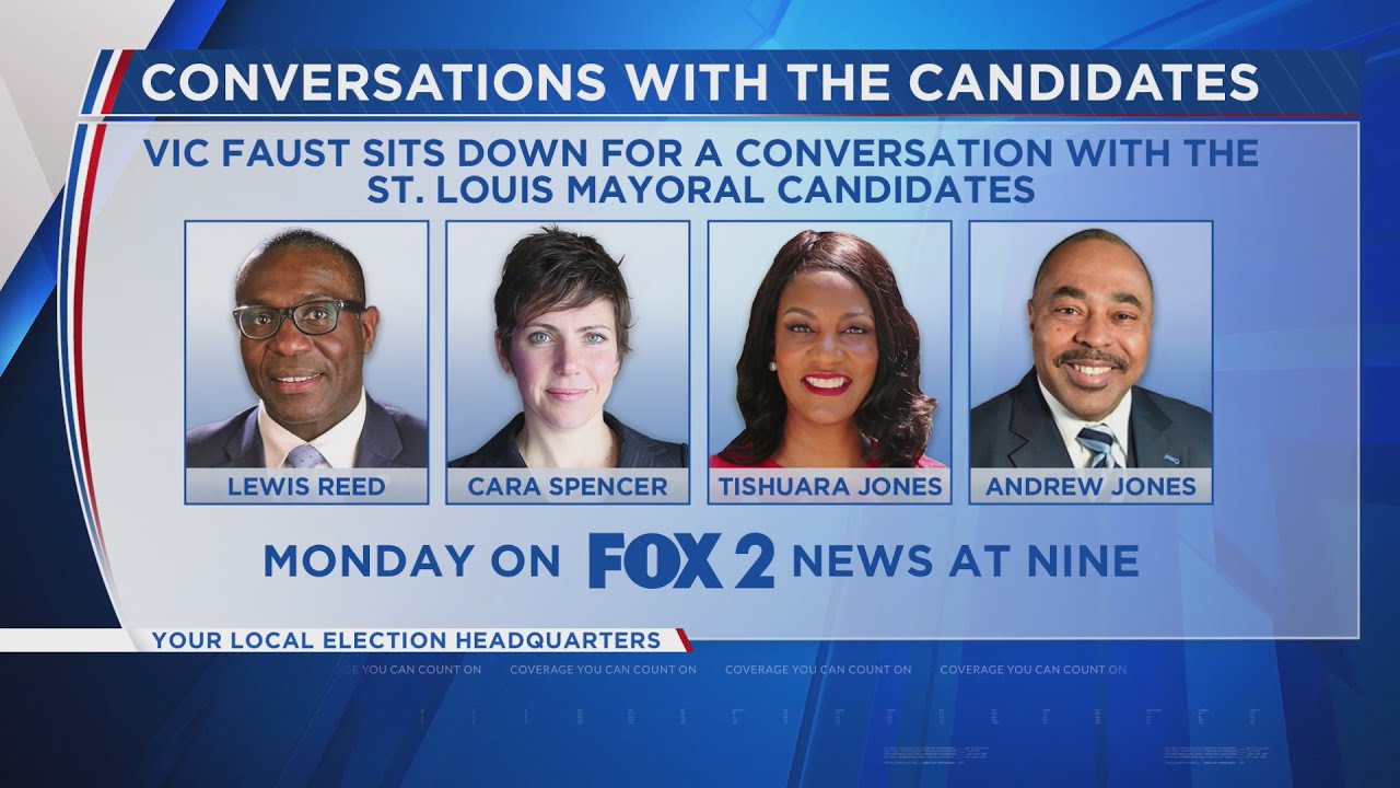 FOX 2's Vic Faust talks with St. Louis City mayoral candidates Monday night