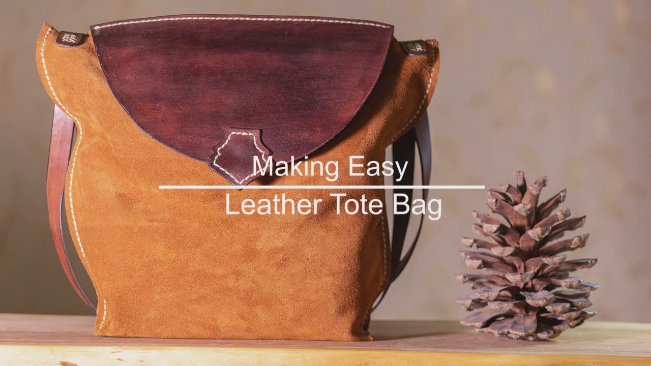 How to Make Simple Leather Tote Bag / DIY / Deri &Ccedil;anta Nasıl Yapılır / Kendin Yap