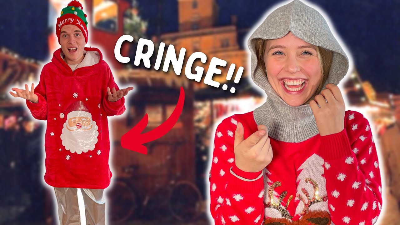 24H in CRINGEN Weihnachtsoutfits!! - Vlog 28