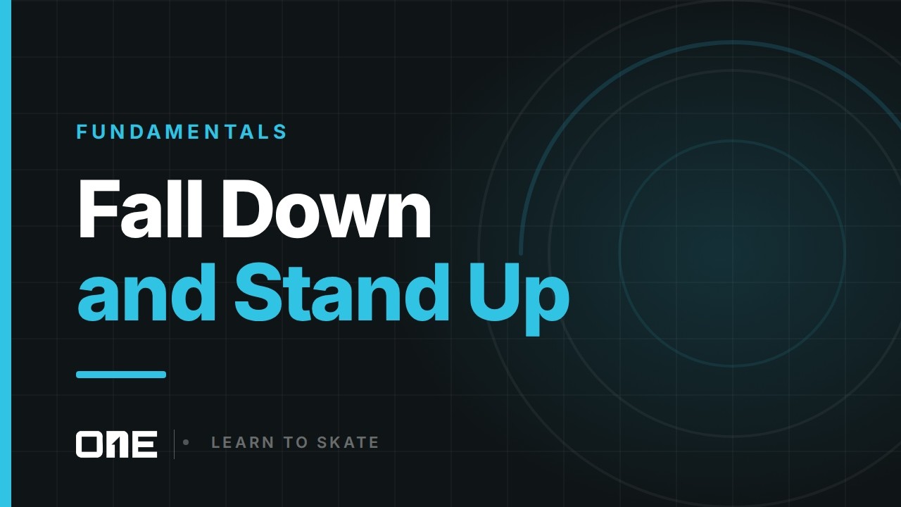 Fall down and stand up | @ONE.Blades  Learn to skate course