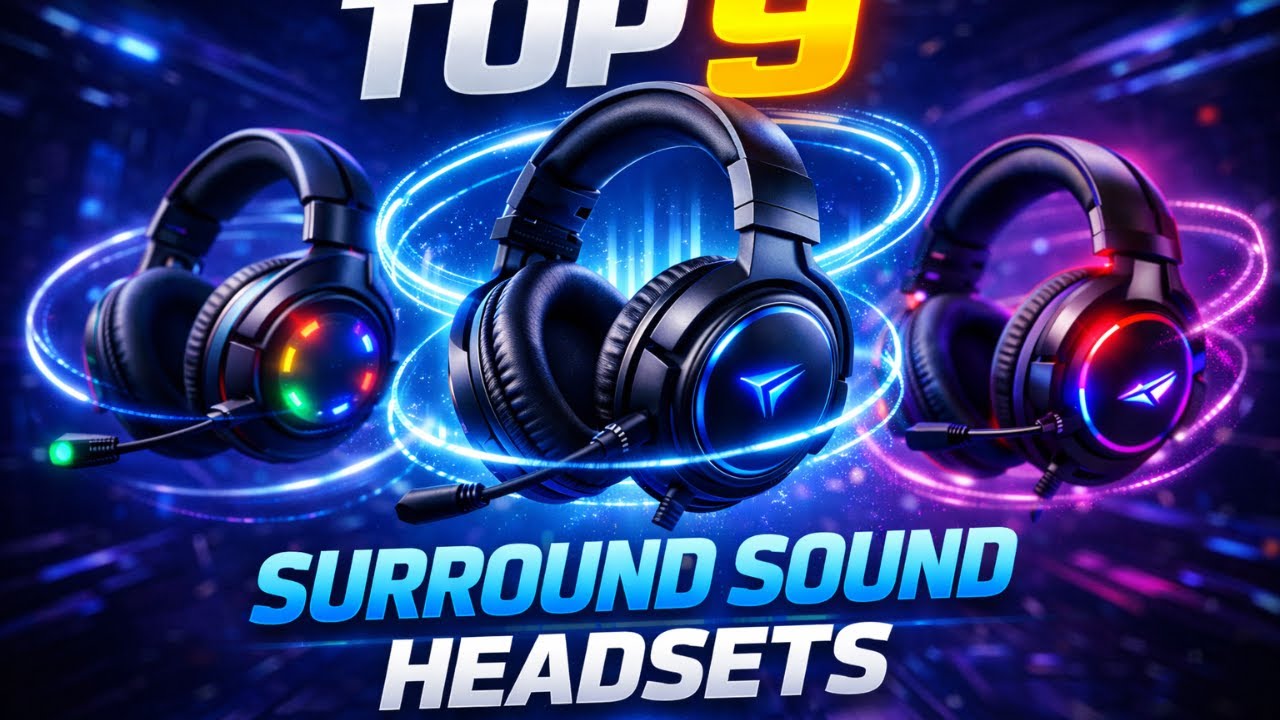 Top 9 Best Surround Sound Headsets 2026 | Gaming & Music Headphones Review