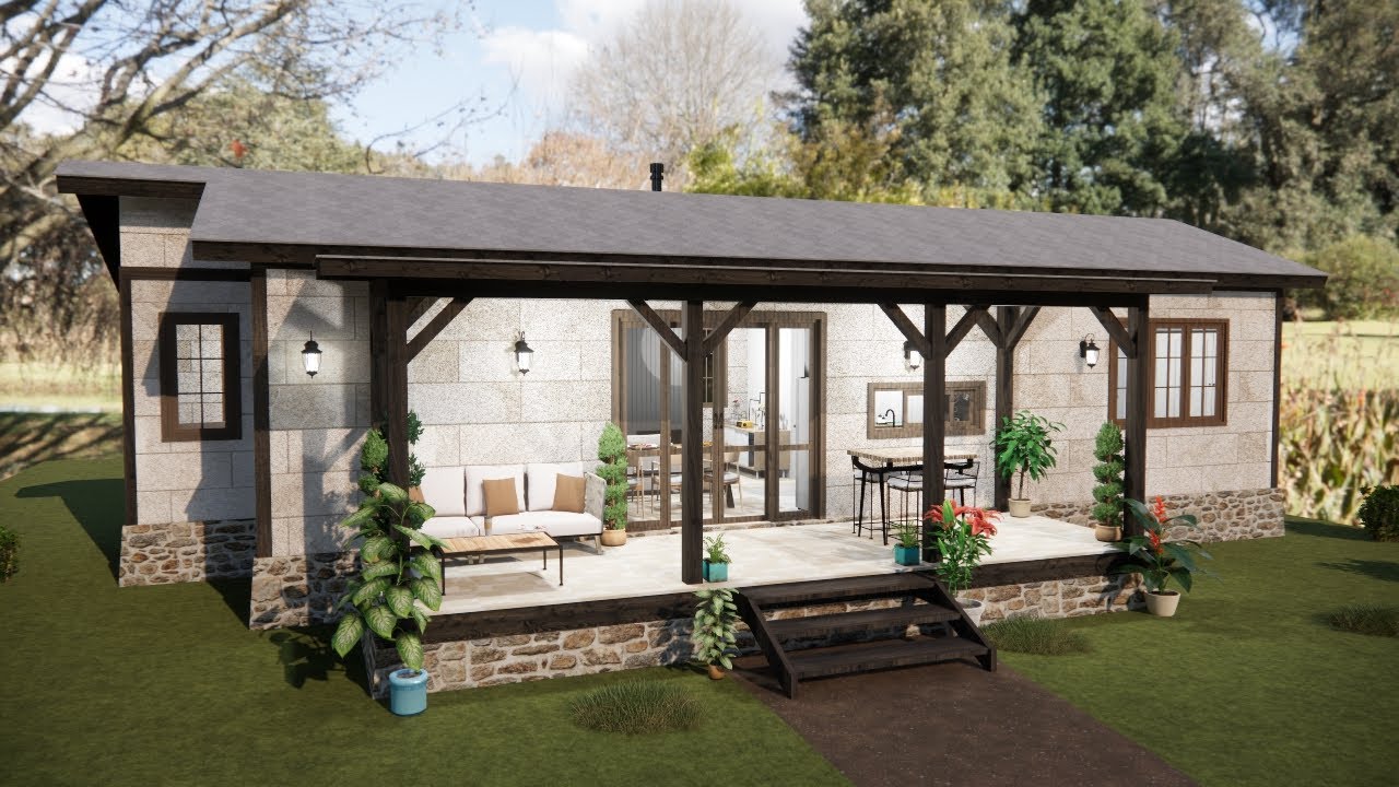 WOW! Charming Stone Cottage Tour (700 sq ft / 65 sqm) 🏡