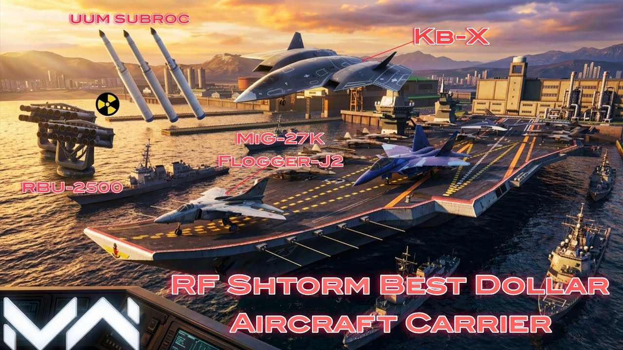 RF Shtorm Best Dollar Aircraft Carrier #modernwarships #mwcreator #gaming 