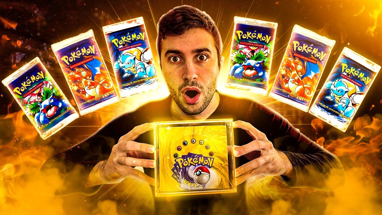 🔴 Abro 12 Sobres Base Set HEAVY 100% HOLO! ✅ Apertura Caja BASE SET!