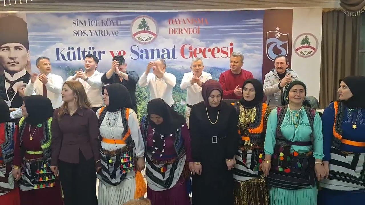 Trabzon Şalpazarı Sinlice Köyü Derneği'nin İstanbul'da Kültür ve Sanat Gecesi #geyiklihaber 