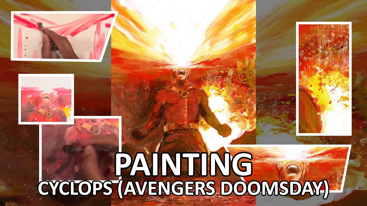 How I Painted Cyclops from Avengers Doomsday Trailer