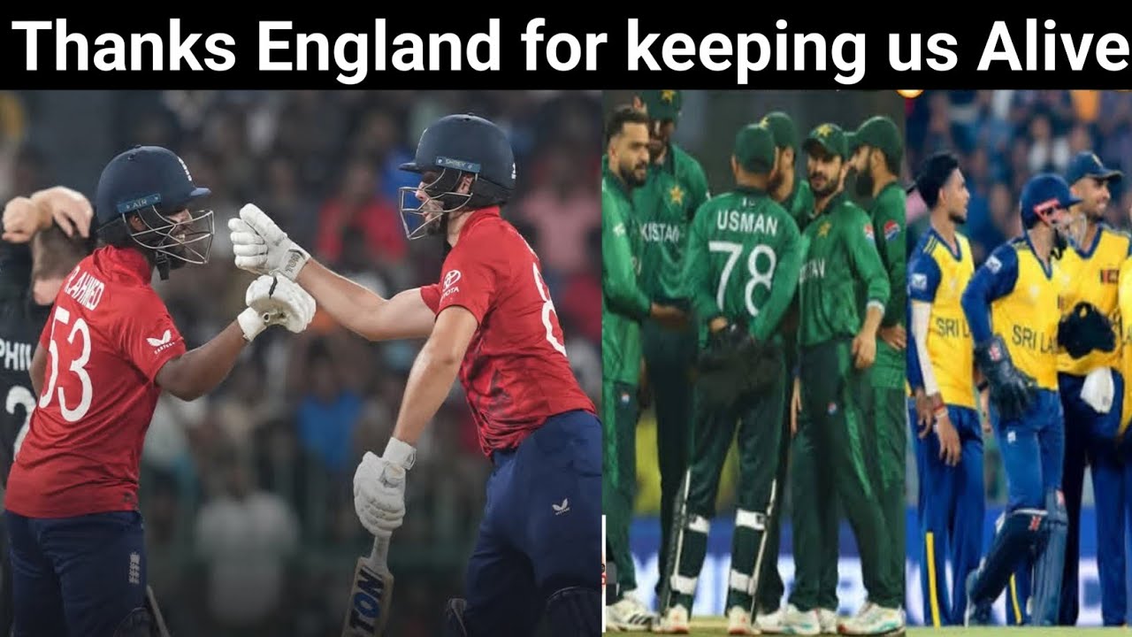 England Keeps Pakistan's Hopes Alive for World Cup Semifinal