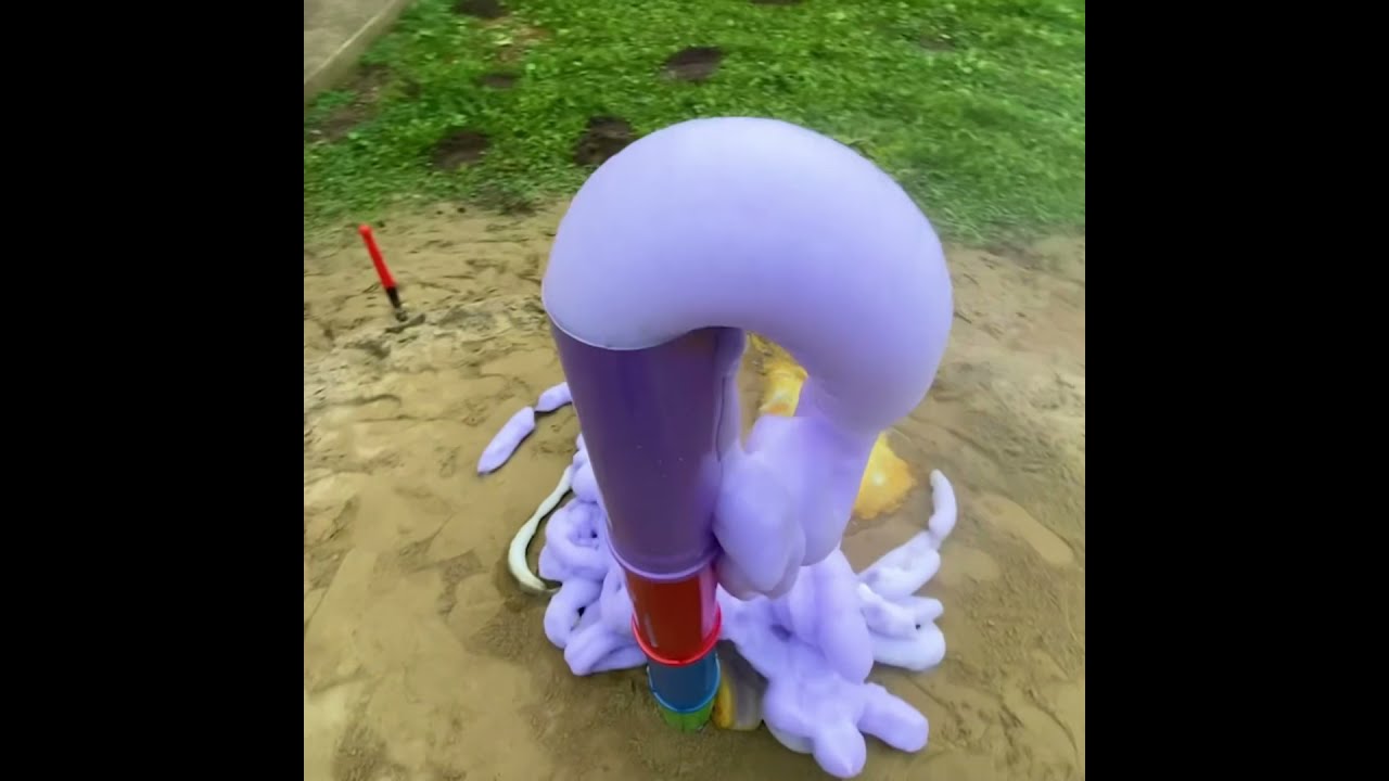 Cola Pepsi vs Mentos in pipes | Purple Foam - Experiment | Dr Gear