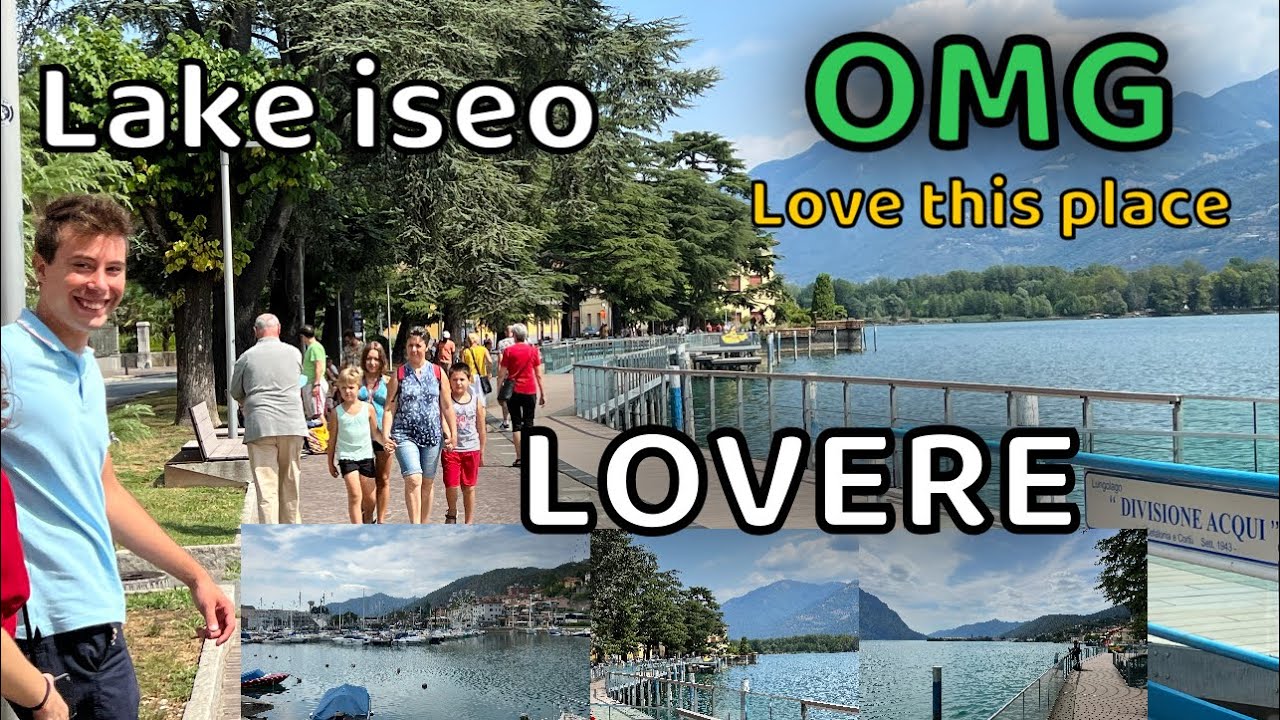 Bergamo, Italy: Iseo, Lake iseo, Lago lovere | Italy summer walk