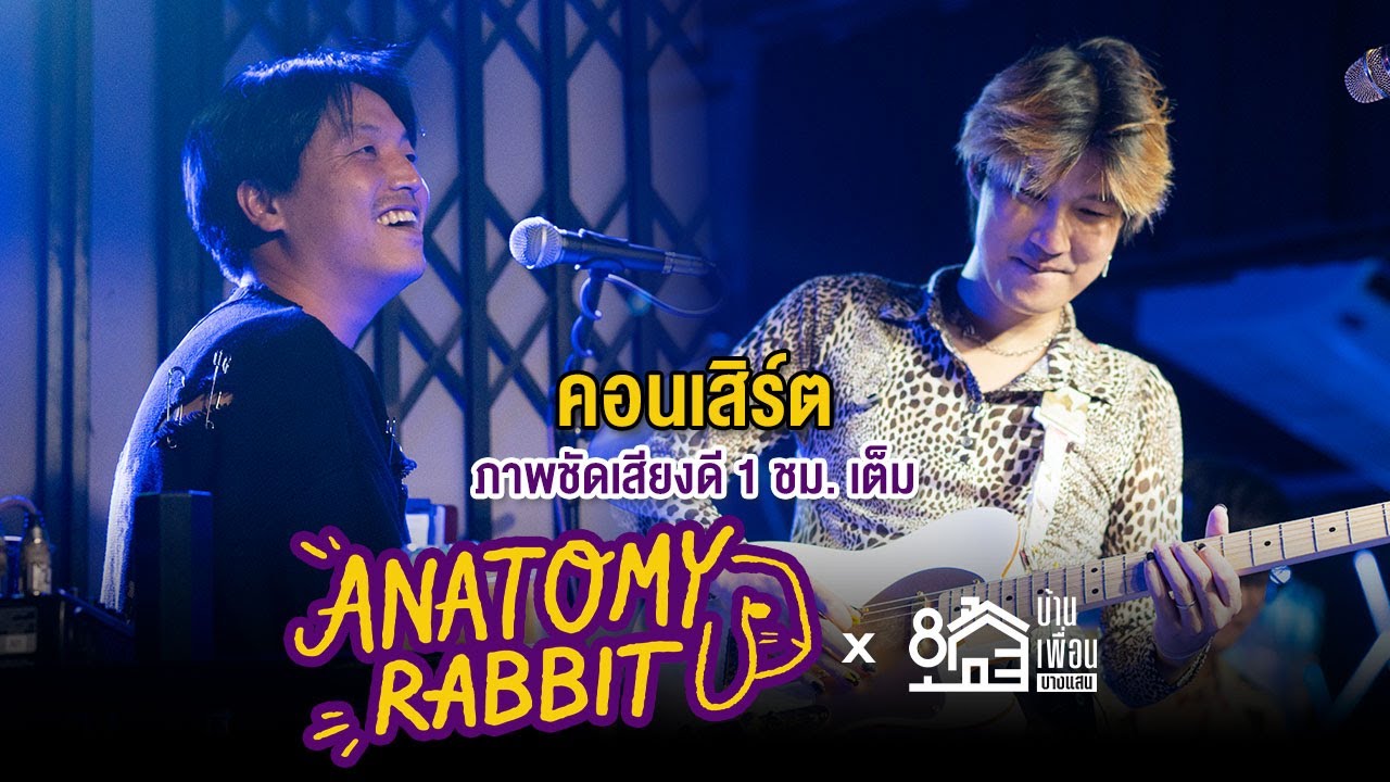 คอนเสิร์ต ANATOMY RABBIT ภาพชัดเสียงดี 1 ชั่วโมงเต็ม | Live Concert บ้านเพื่อน บางแสน