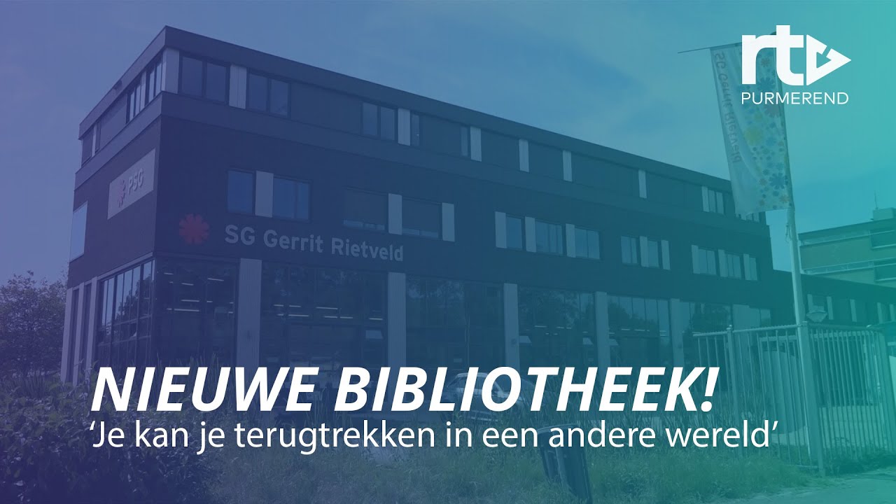 Opening bibliotheek Gerrit Rietveld: 'Kinderen deden er zelf moeite voor'