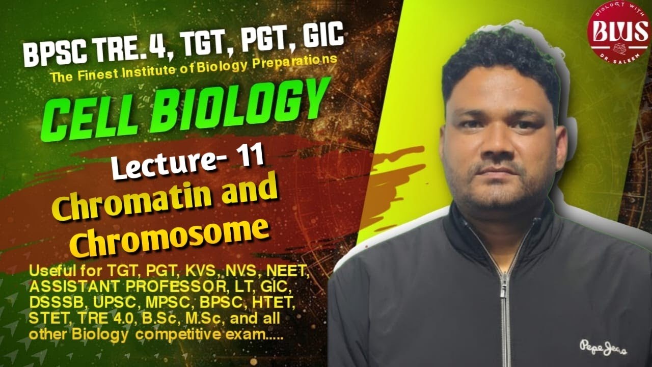 Cell Biology | L-11 | Chromatin | Chromosome | Useful For GIC, TGT, PGT, NEET, BSc, MSc, A. prof…