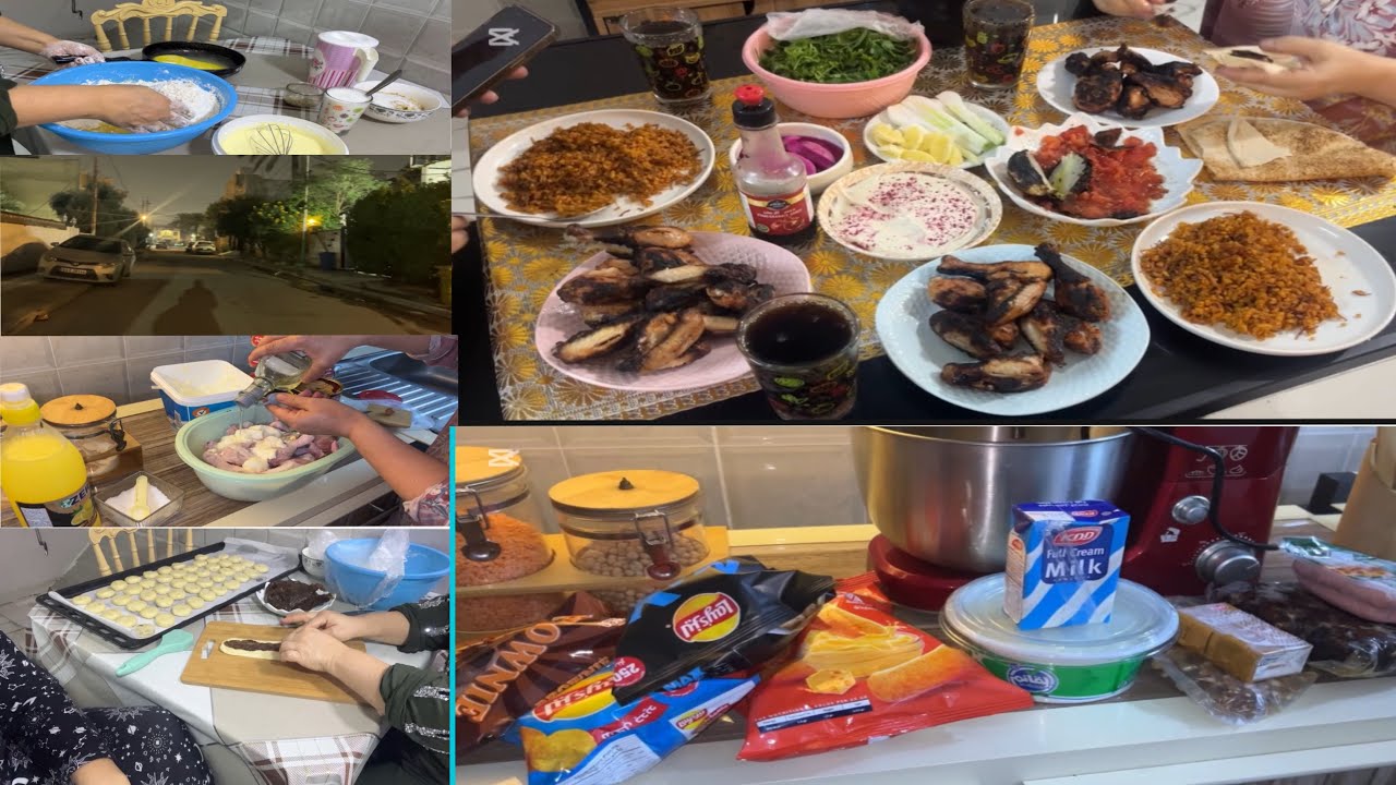 روتين يومي تعالو نحضر اطيب عشة.رحت جبت نواقص البيت سوينه. كلجية. 😭