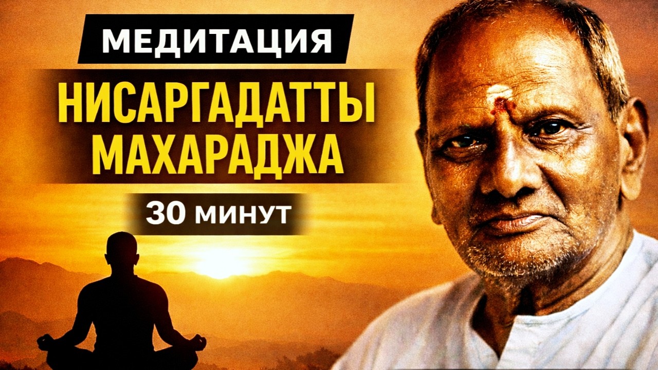 Просто Будь | Медитация «Я Есть» по методу Нисаргадатты. Базовый уровень 30 минут. #медитации