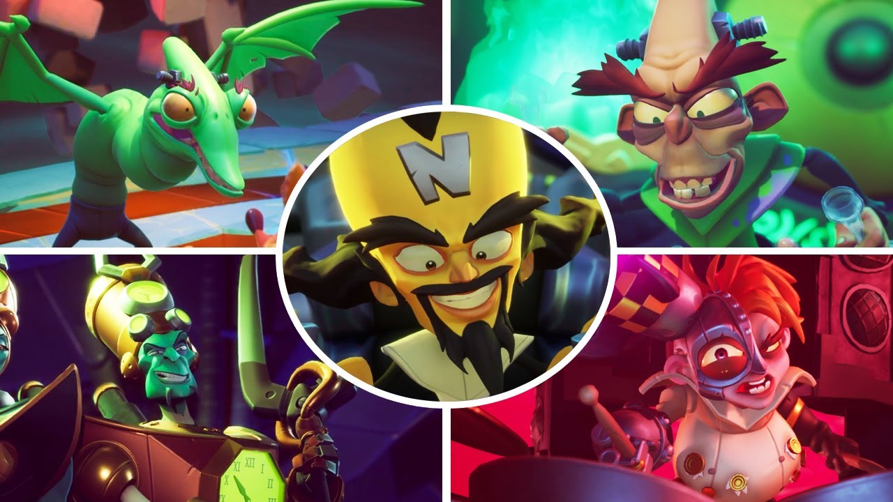Crash Bandicoot 4: It's About Time — Все боссы