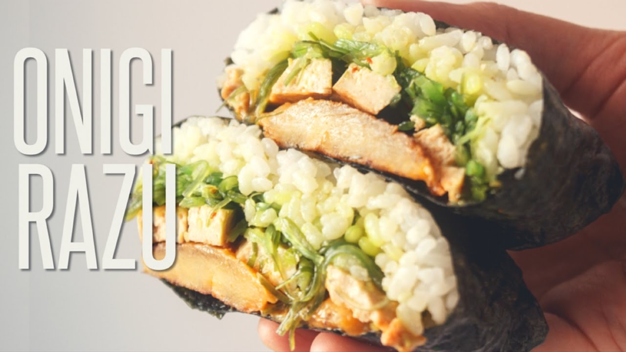 RECIPE TEST: ONIGIRAZU | VEGAN | take a veg