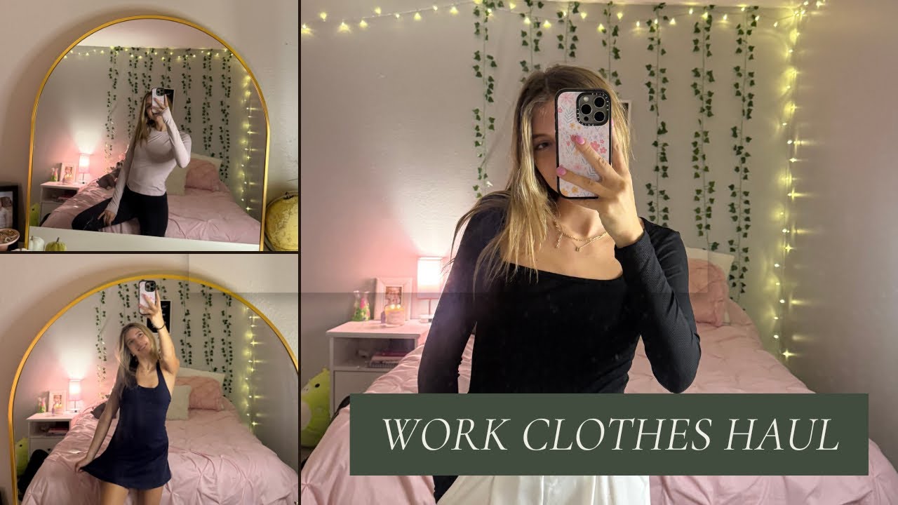 Halara Circle Work Clothes Haul