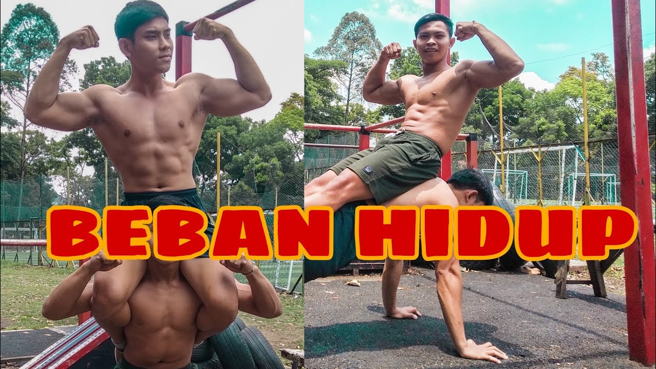 PUSHUP MAXREPS BEBAN MANUSIA + SQUAT MAXREPS BEBAN MANUSIA 🔥