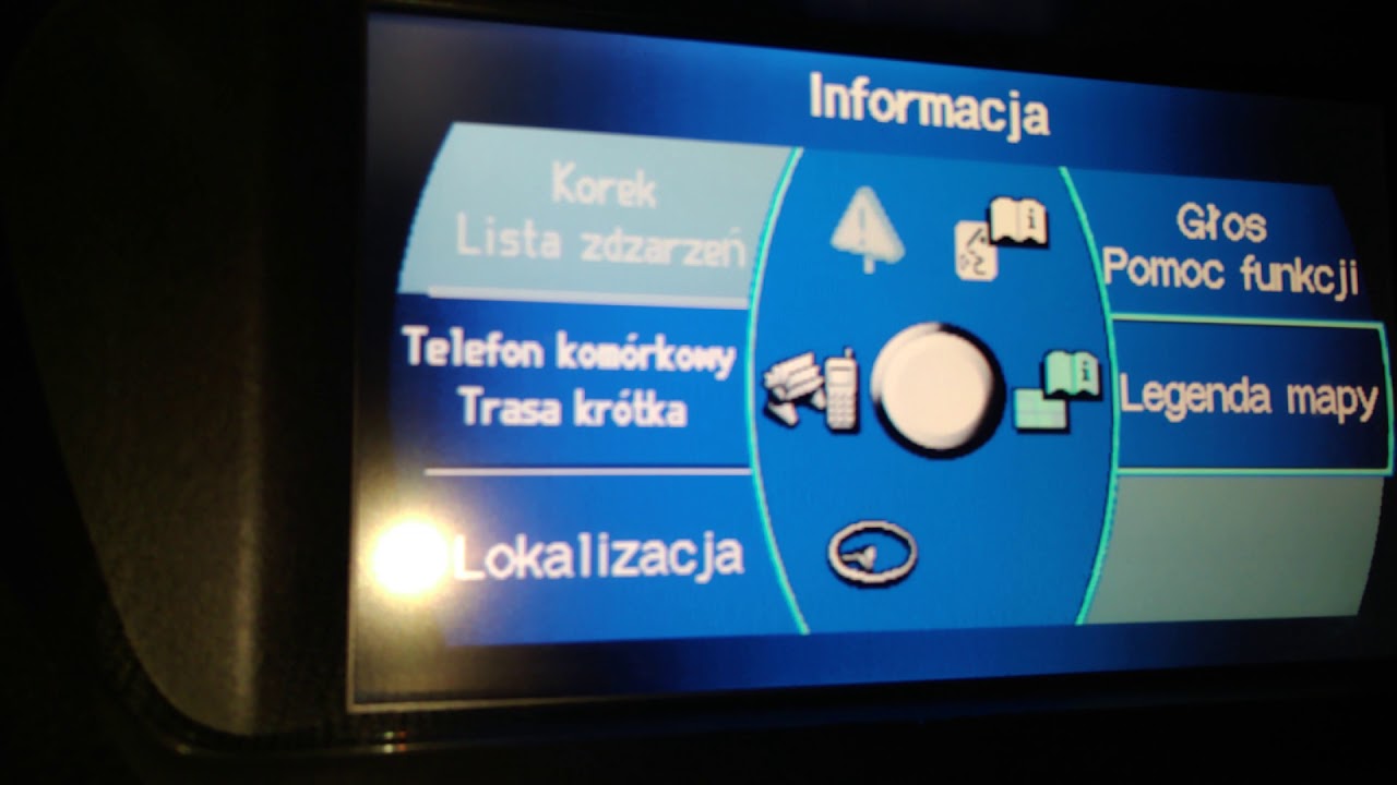 Honda Accord VIII 2009 Polskie Menu