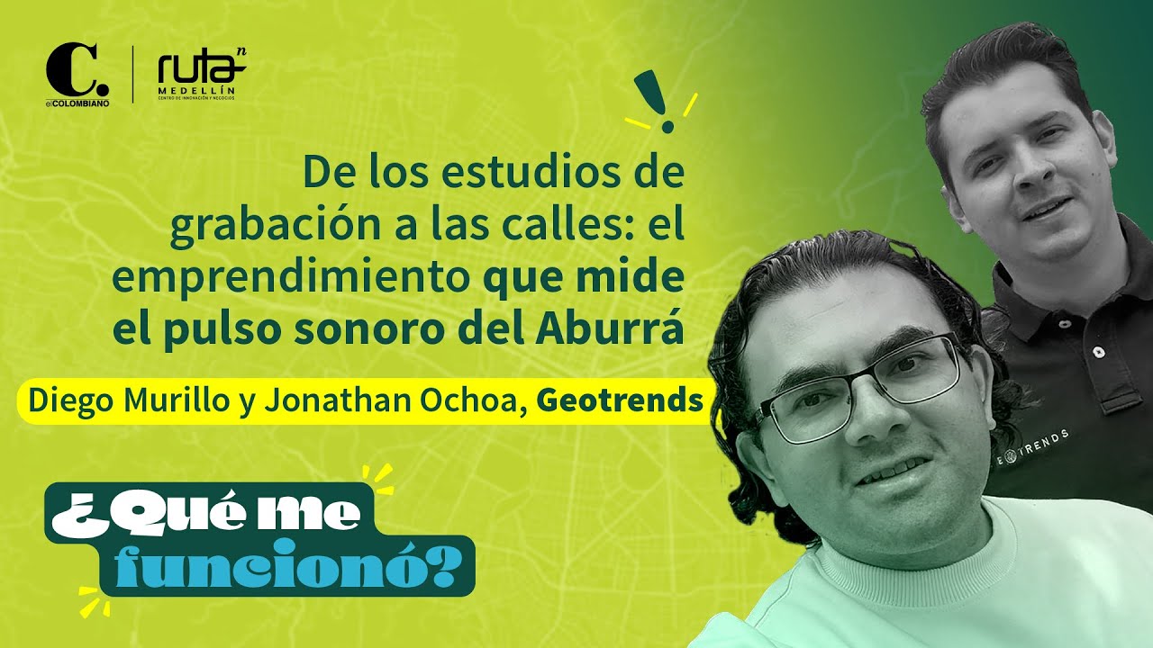 De los estudios de grabación a las calles: el emprendimiento que mide el pulso sonoro del Aburrá
