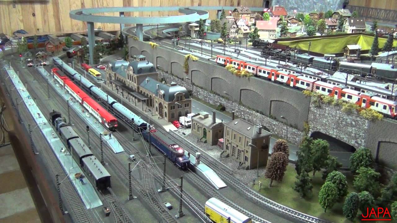 Maqueta 2012 12 Nueva Circulación de trenes