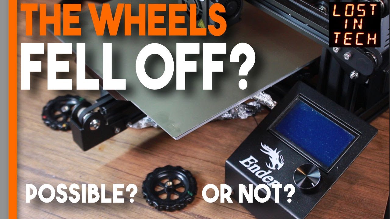 Could the wheels fall off your 3d printer during one print? Let's investigate...