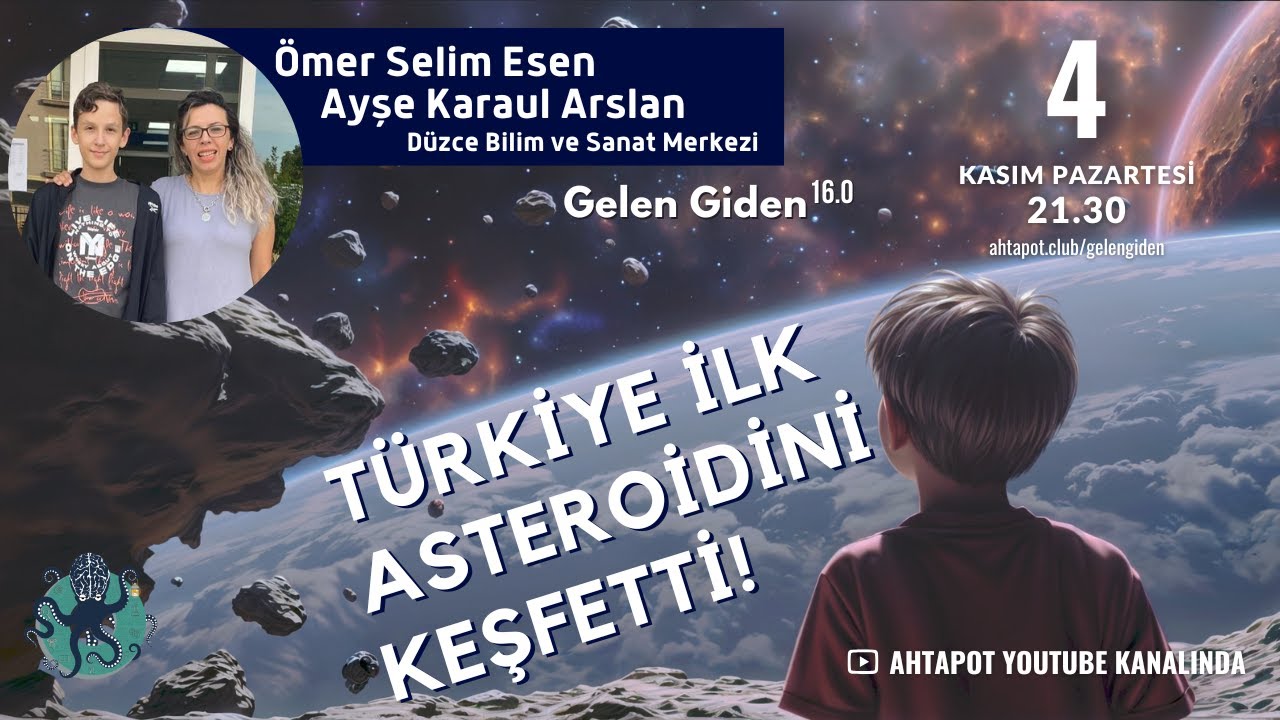 CANLI: Türkiye ilk asteroidini keşfetti! | Asteroit kâşifleri canlı yayında