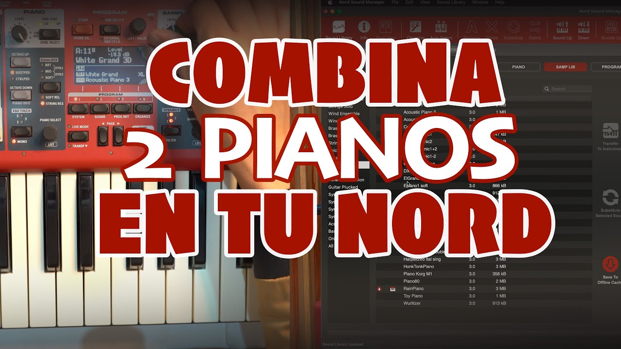 Combinar 2 pianos en Nord Electro 6D | Alangie Studio
