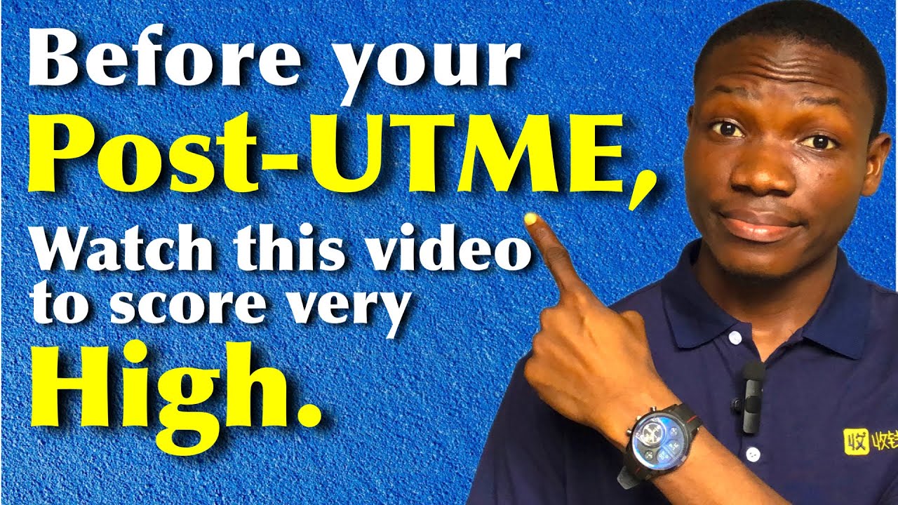 How to score high in Post-UTME #postutme #postutme2025 #HowToScoreHighInPostUtme