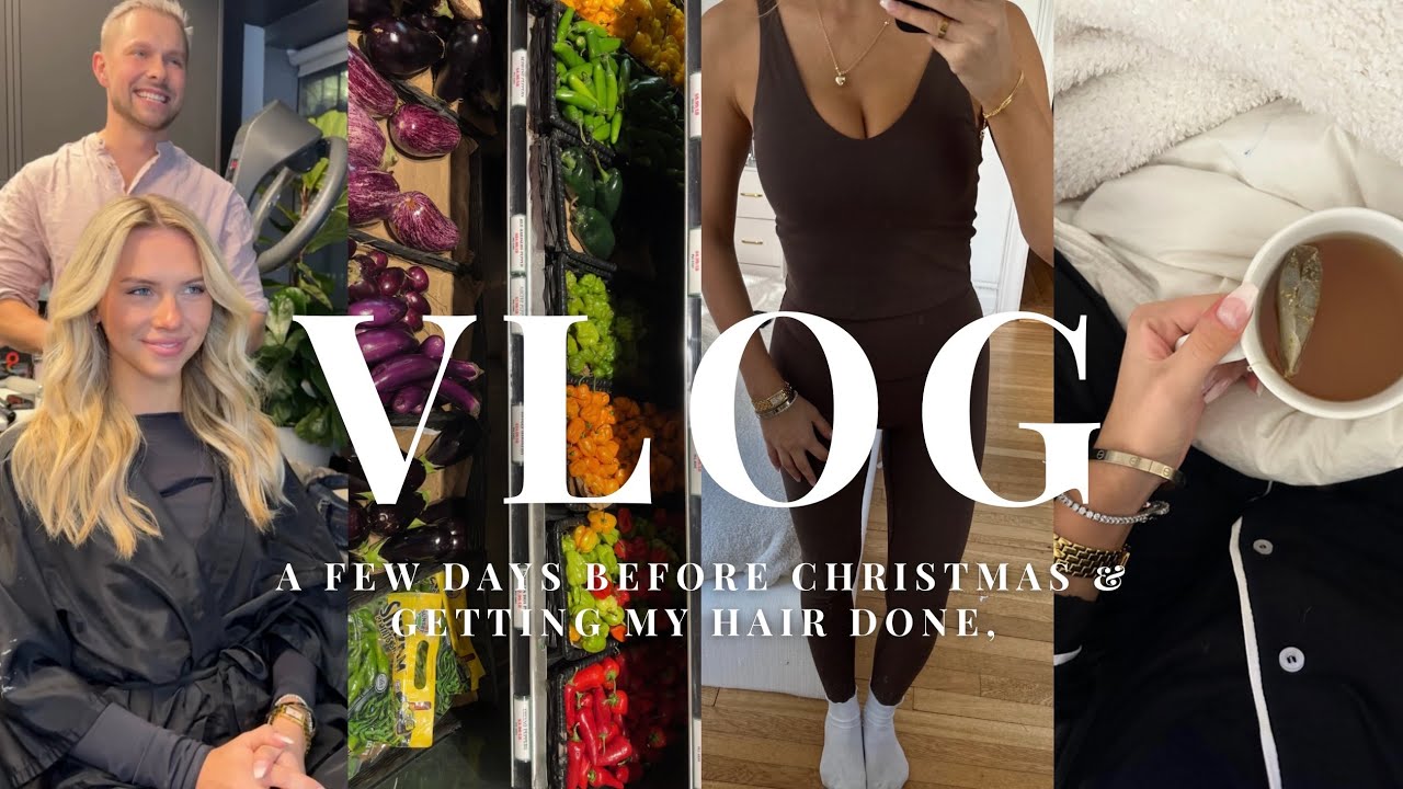 Vlog: getting my hair done & getting ready for Christmas