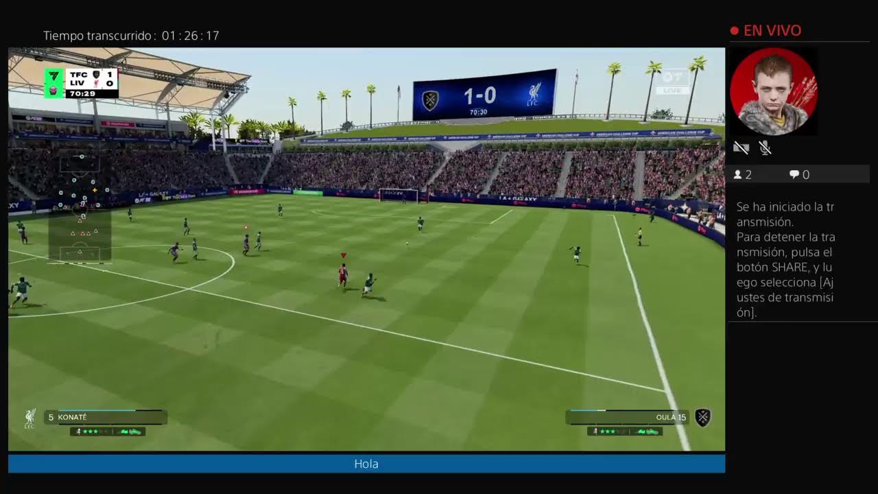 Jugando al FC26 MODO CARRERA