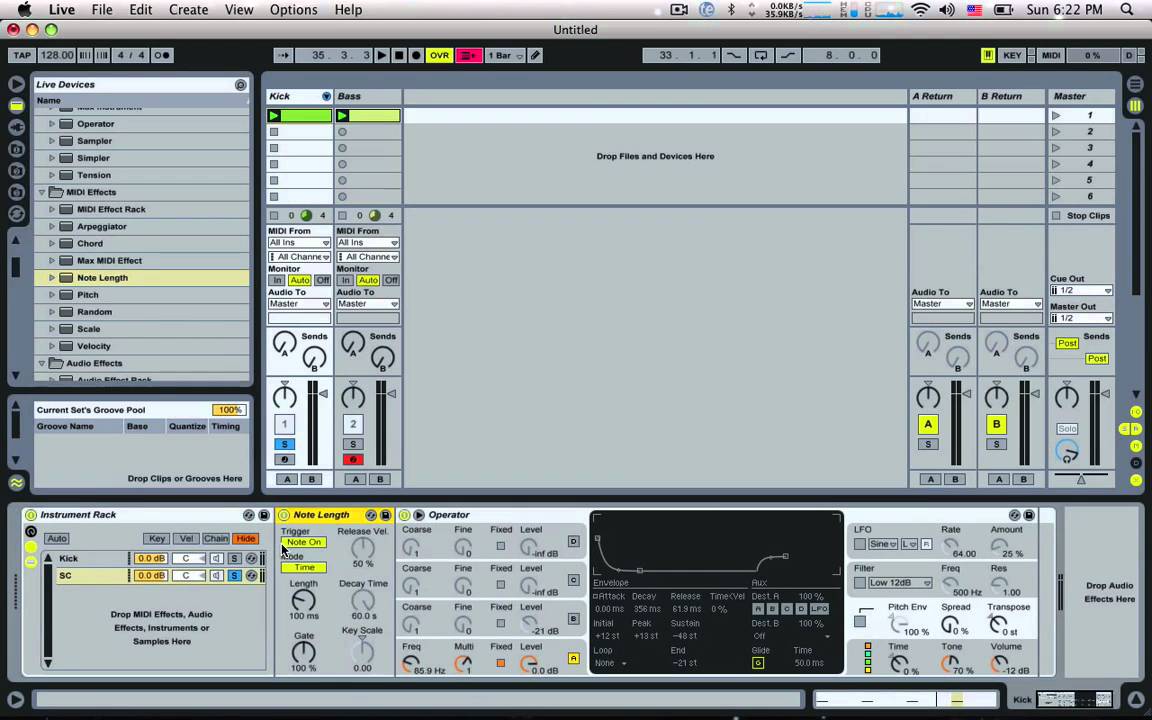 New Way to Side Chain a Bassline in Ableton Live