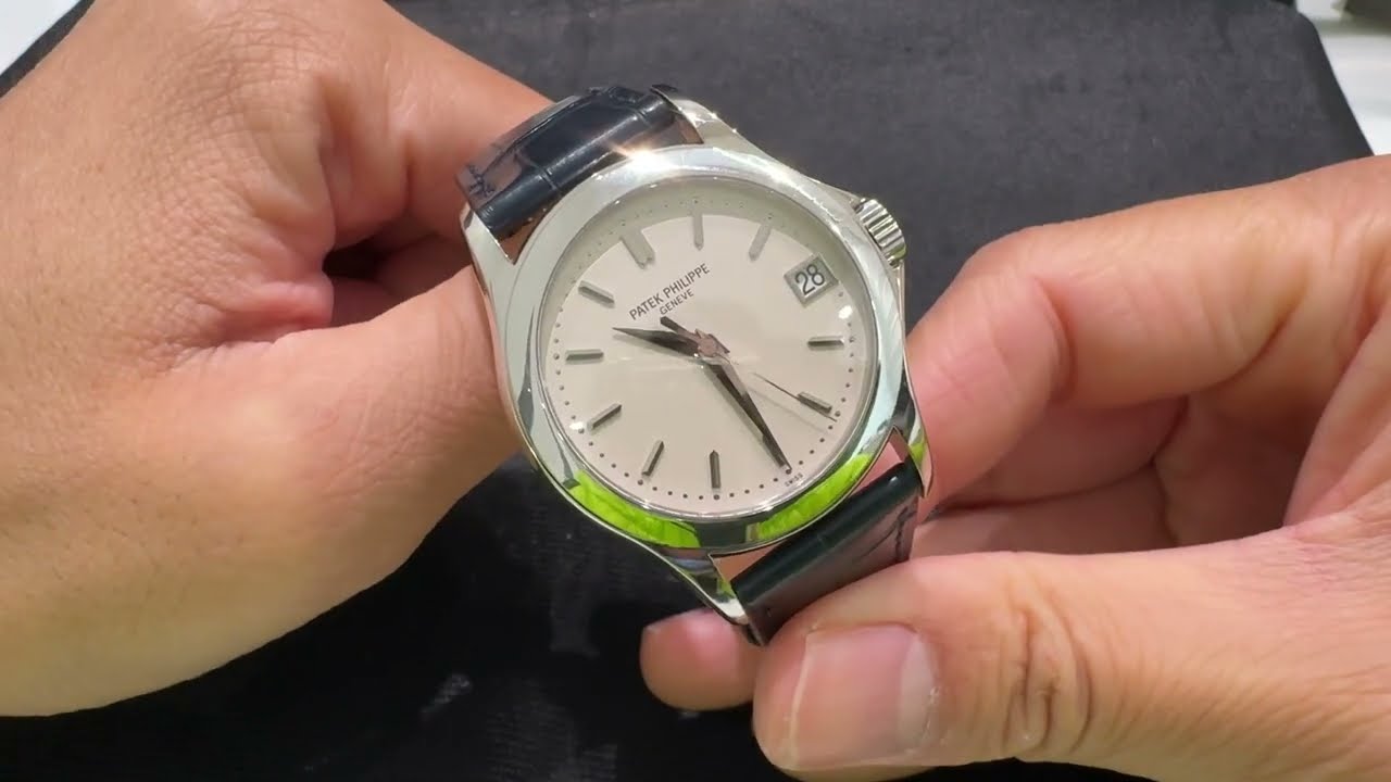 第648集 Patek Philippe 最老少咸宜全能腕錶 PP 5107G/ 奶白象牙錶面簡潔味道十足