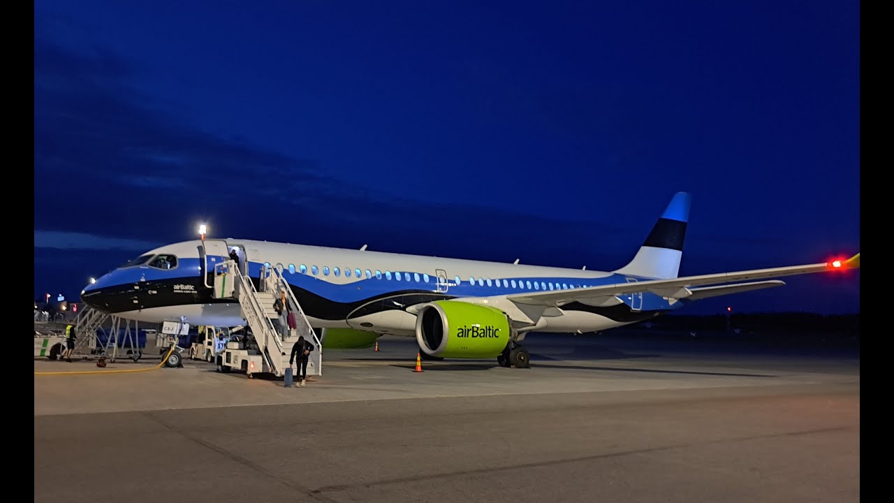 airBaltic A220-300 TMP-RIX-TMP