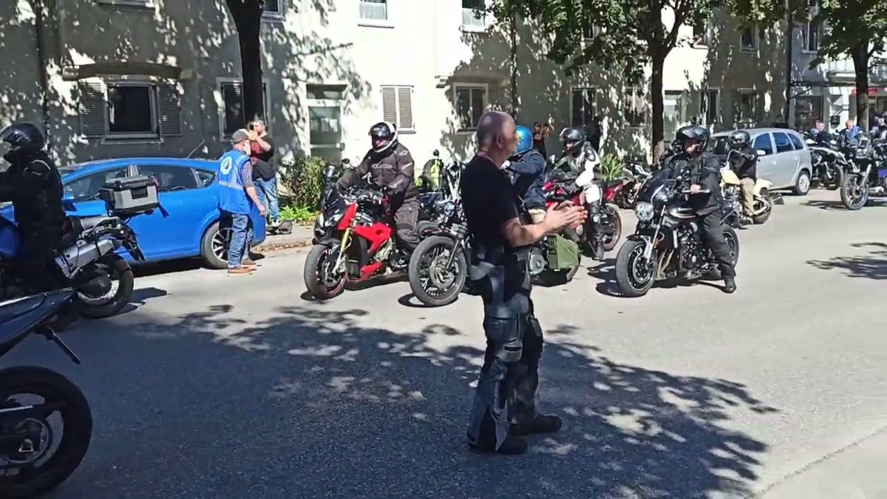 2025 Rosenheim - Motorraddemo gegen die Streckensperrung am Sudelfeld