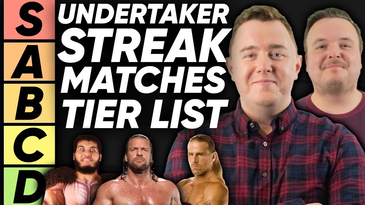 TIER LIST: Undertaker's WWE WrestleMania Streak Matches